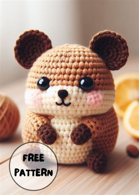 Crochet Hamster Amigurumi Free Pattern Wool Pattern