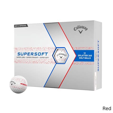 Callaway Supersoft Splatter 360 Golf Balls Callaway Supersoft