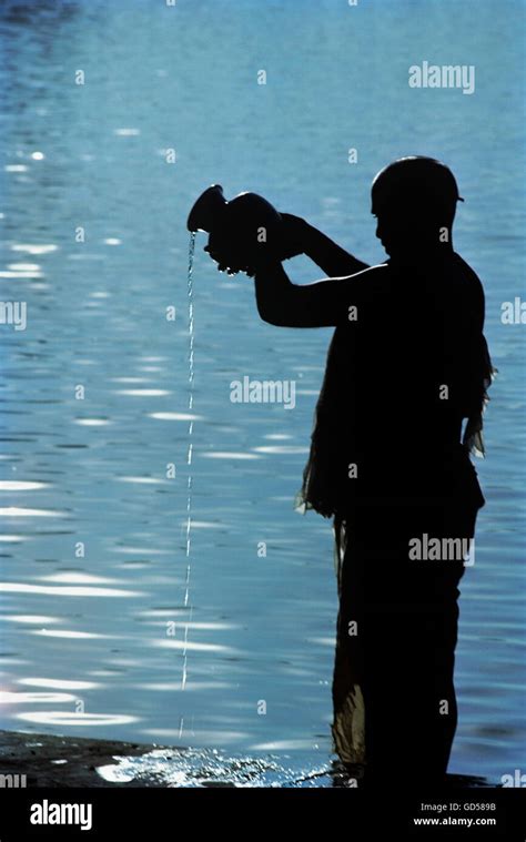 Priest performing a ritual Stock Photo - Alamy