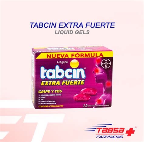 Tabsa Express Medicamentos Tabcin Extrafuerte Caja De Liquid Gels