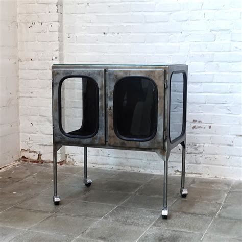 Vintage industrial medical trolley | #254054