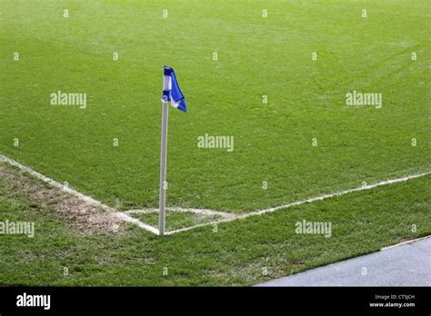 Blue Corner Flag Hi Res Stock Photography And Images Alamy