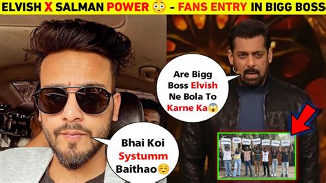 Elvish Yadav Systumm Power Fans Entry In Bigg Boss After Bigg Boss 17