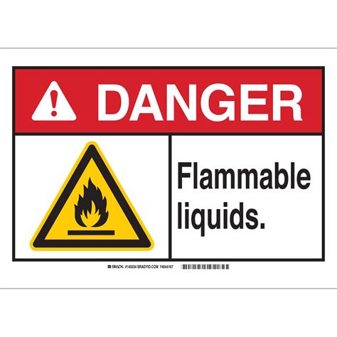 Flammable Liquid Signs