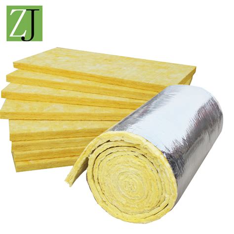 Fiber Glass Wool Blanket With Aluminum Foil Production China Heat Insulation Material And