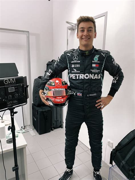 George In His 2020 Mercedes Race Suit Formula1