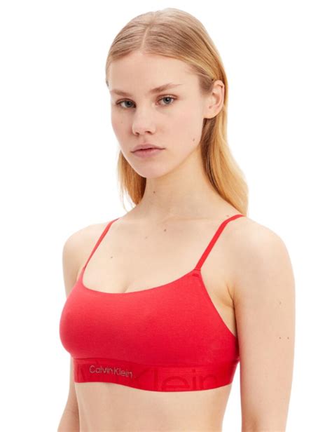 Calvin Klein Embossed Icon Holiday Bralette Bra Belle Lingerie