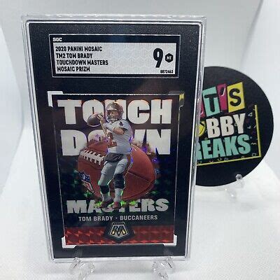 2020 Panini Mosaic TM2 Tom Brady Touchdown Masters Silver Prizm SP TB