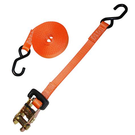 1 Inch Heavy Duty Ratchet Strap With S Hooks Ratchetstrapsusa