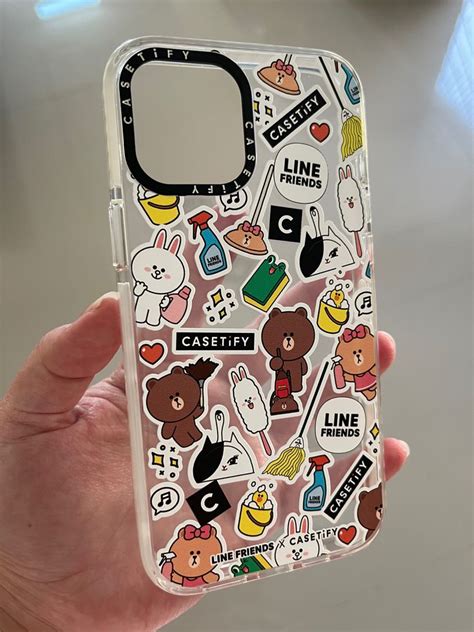 Casetify X Line Friends Iphone Pro Max Telepon Seluler Tablet