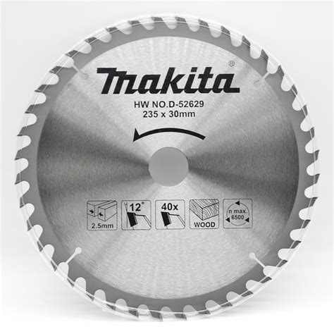 MAKITA CIRCULAR SAW BLADE TCT WOOD 235 X 30 X 2 5mm 40 TEETH Mate