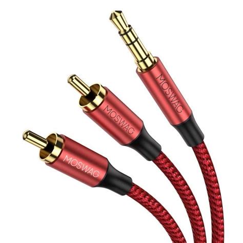 C Ble Rca Jack Audio Mm M Le Vers Rca M Le Y Auxiliaire Audio