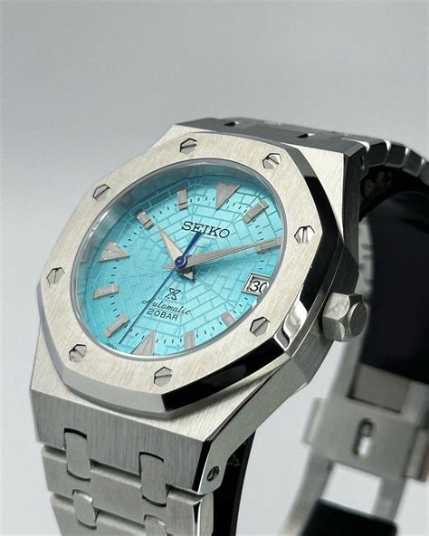 Custom Seiko Mod Mm Tiffany Ginza Ap Automatic Watch Men S Fashion