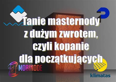 Tanie Masternody Z Du Ym Zwrotem Czyli Kopanie Dla Pocz Tkuj Cych