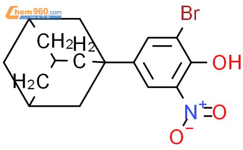 544473 70 3 PHENOL 2 BROMO 6 NITRO 4 TRICYCLO 3 3 1 13 7 DEC 1 YL 化学式