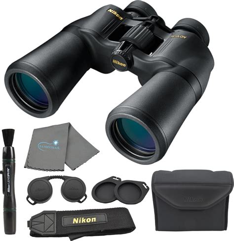 Amazon.com : Nikon Aculon A211 10-22x50 Binoculars (8252) Black Bundle ...