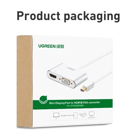 Ugreen 2 in 1 HD 1080P 4K Thunderbolt Mini DisplayPort DP เปน HDMI และ