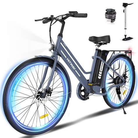 HITWAY E Bike 26 Inch Electric Bike 8 4Ah Battery 250W City E Bike