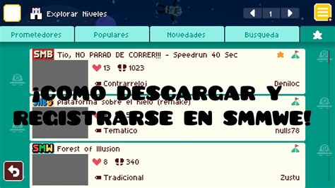 Como Descargar Y Jugar Niveles Mundiales En Smmwe Tutorial Julio