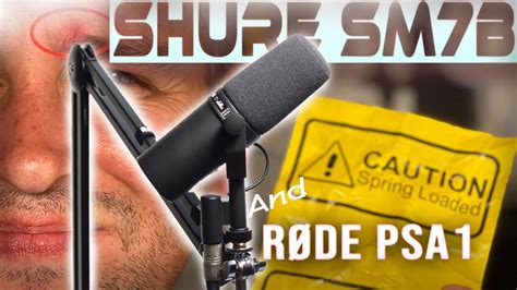 Rode Psa Boom Arm Shure Sm B Setup And Review Youtube