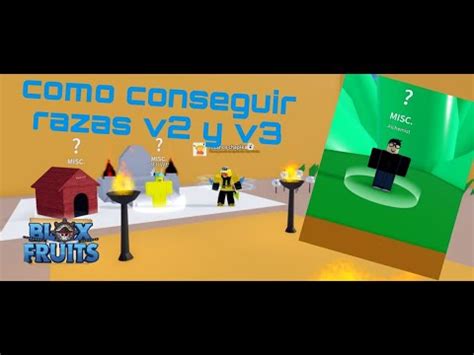 Como Conseguir Las Razas V Y V Facil Y Rapido D Blox Fruits Youtube