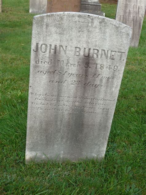 John Burnet 1767 1849 Find a Grave äreminne