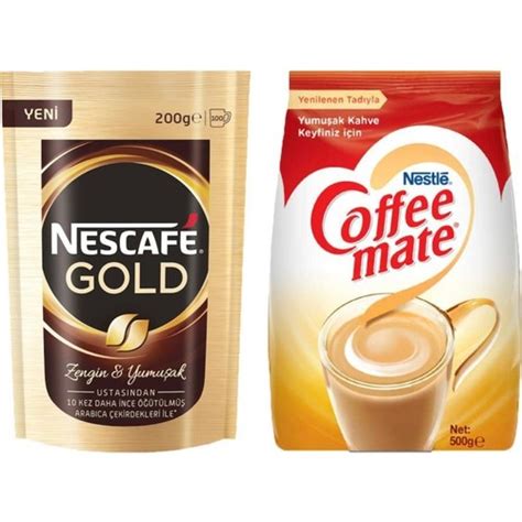 Nescafe Gold 200 gr + Nestle Coffee Mate 500 gr Fırsat Fiyatı