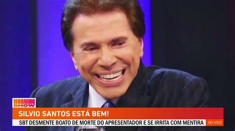 Sbt Desmente Boato Da Morte De Silvio Santos E Se Irrita Com Mentira