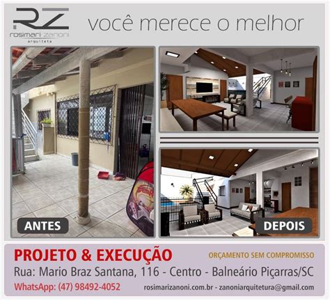 Antes E Depois Projeto De Reforma Residencial Entre Em Contato