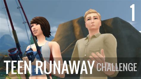 The Sims 4 Teen Runaway Challenge Part 1 Youtube