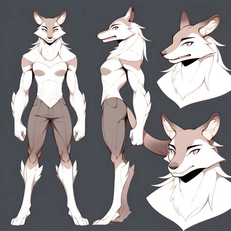 Fit Deer Fursona Base No Antlers Female Fursona Doe Deer Furry Base Adopt White Color Coded