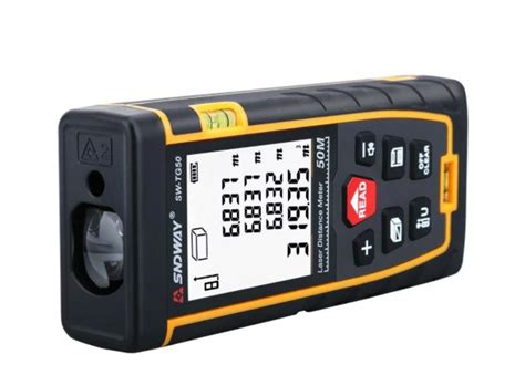Профессиональный лазерный дальномер SNDWAY SW-S50 50 метров с цифровым ...
