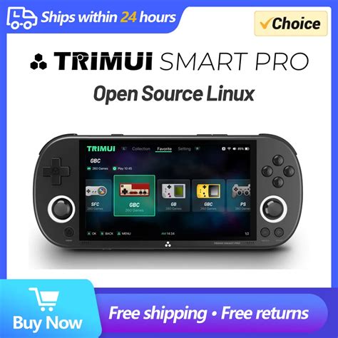 Trimui Smart Pro Handheld Game Ips Screen Linux System Joystick