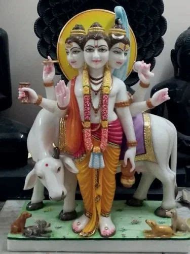 Hindu Lord Dattatreya Marble Statue Home At In Jaipur Id