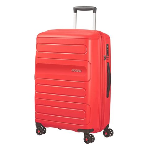 Mala De Viagem American Tourister Sunside M Dia Vermelho Viajante Moderno