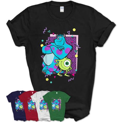 Disney Pixar Monsters Inc Mike And Sully 90s Style T Shirt Teezou Store