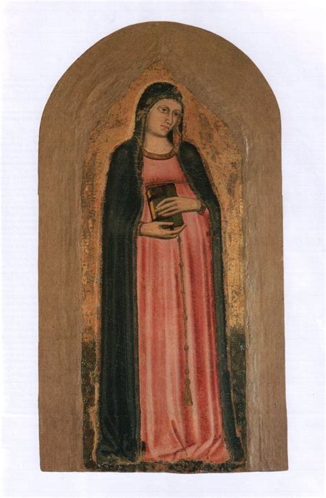 Anonimo Pratese Sec XIV Madonna Del Parto Prato Museo Dell Opera