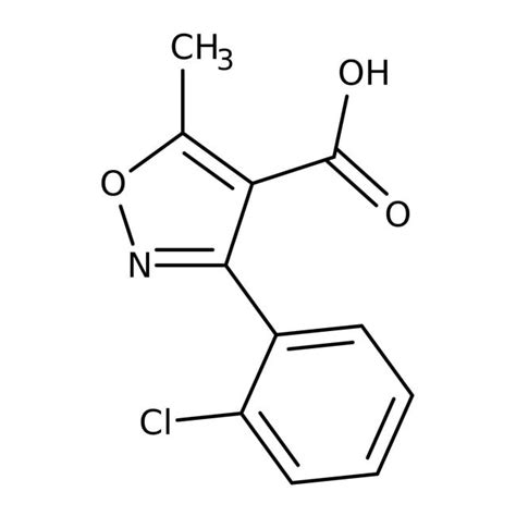 3 2 Chlorophenyl 5 Methylisoxazole 4 Carboxylic Acid 97 Thermo