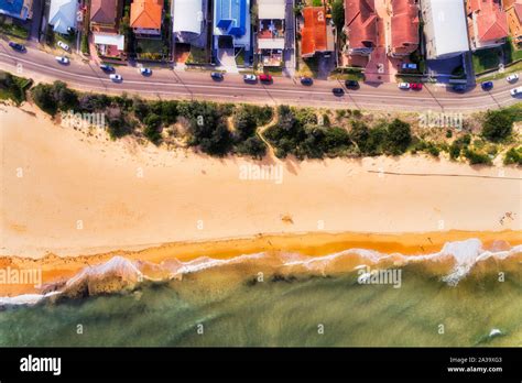 Facades Of Residential Houses Facing Umina Beach In Woy Woy Town Of