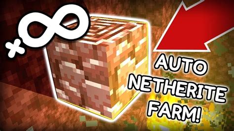 Netherite Farm In Minecraft Infinite Ancient Debris Mcpe Xbox Ps