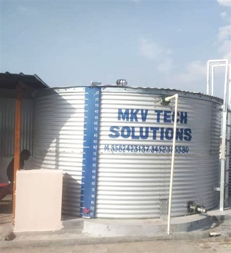 Water Zinc Aluminium Storage Tank For Industrial At Rs Litre In