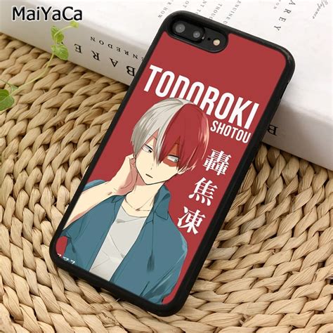 MaiYaCa funda de teléfono estilo Boku no Todoroki Shoto My Hero