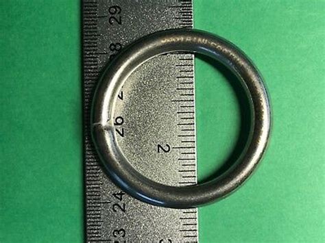 Stainless Steel 316 Round Ring Welded 14 X 15 6mm X 35mm Marine