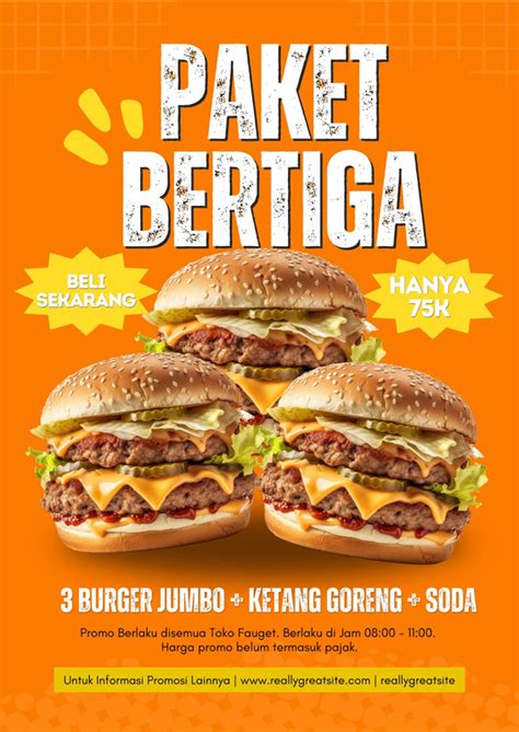 Halaman 11 Gratis Contoh Flyer Makanan Keren Canva