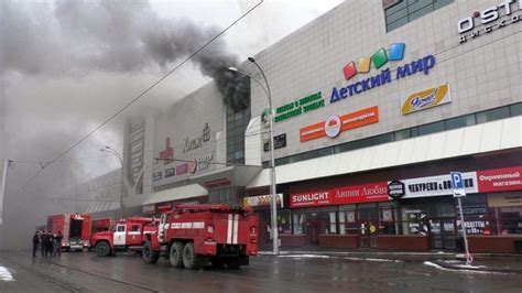 Rosja Pożar w centrum handlowym Wzrosła liczba ofiar fakty interia pl