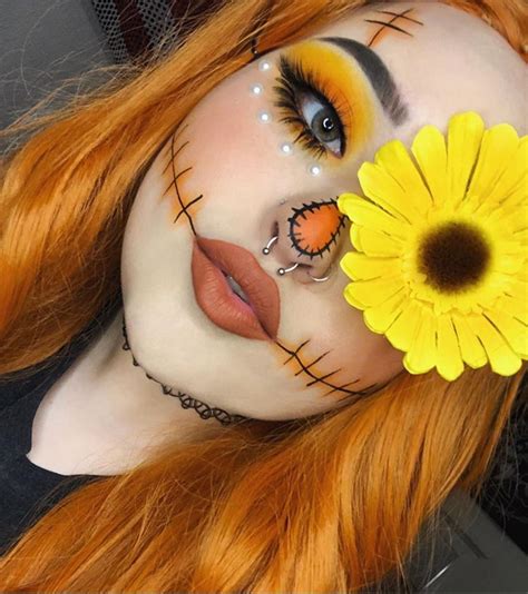 Scarecrow Makeup Ideas For Halloween The Glossychic Halloween