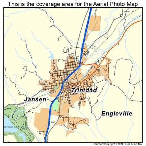 Aerial Photography Map of Trinidad, CO Colorado