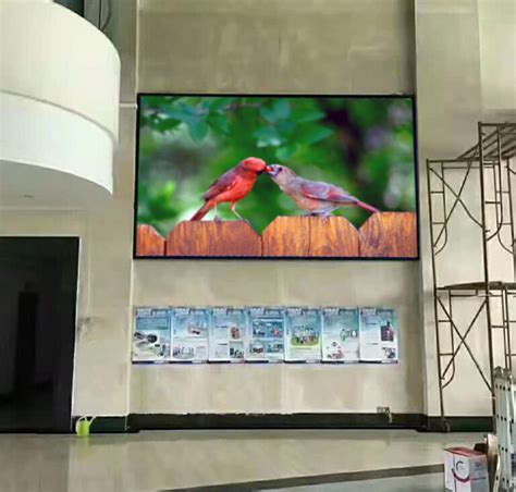 P3mm Indoor LED Screen On Building Entrance Tepixel