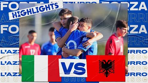 Highlights Italia Albania 3 0 Under 15 Amichevole YouTube