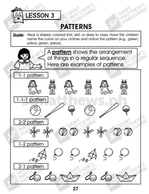 The Progressive Approach To Mathematics Kinder 2 St Matthews